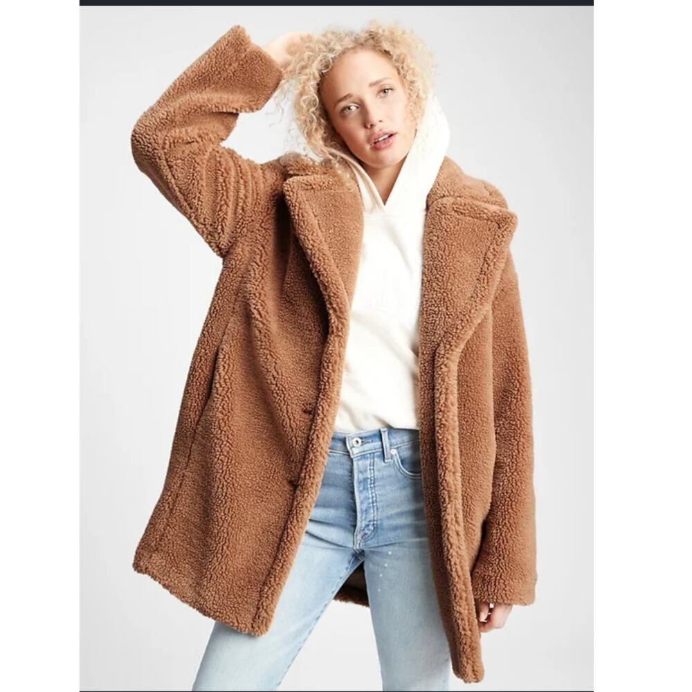 Gap Oversized Teddy Coat
